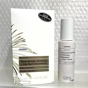 KORRES White Pine Deep Wrinkle Plumping+ Age Spot Concentrate 1.01 oz BRAND NEW!
